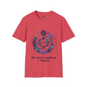 Pisces Mystic Vibes T-Shirt — Astrology Zodiac Tee with 'My vibe is mystical'