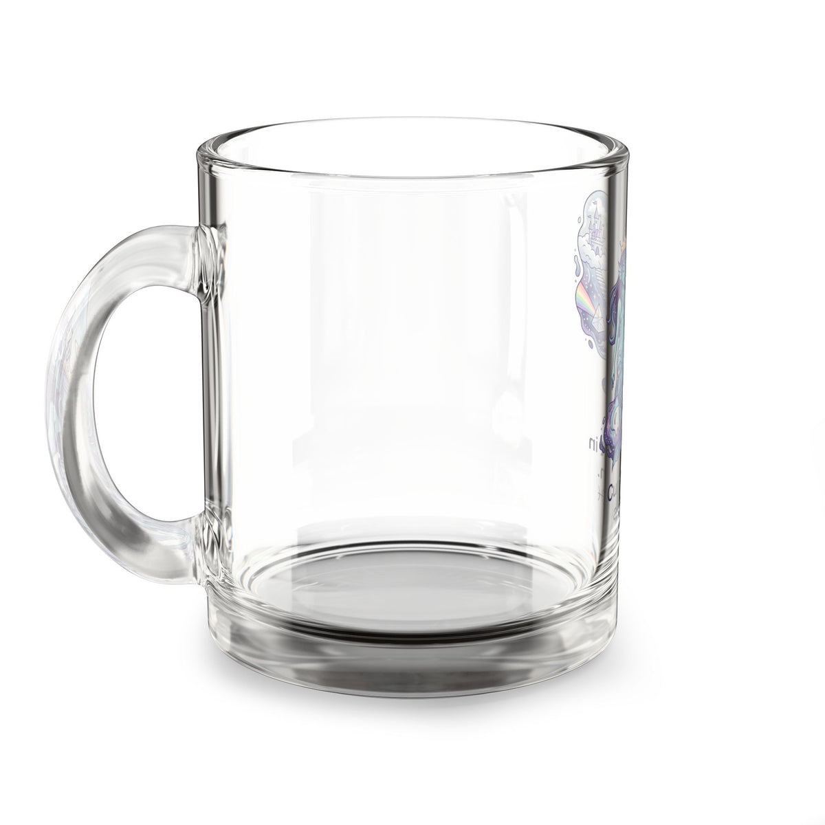 Pisces Glass Mug — "Currently Lost in a Daydream" Zodiac Coffee Cup