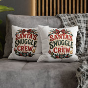 Christmas Santa’s Snuggle Crew Throw Pillow Pillowcase