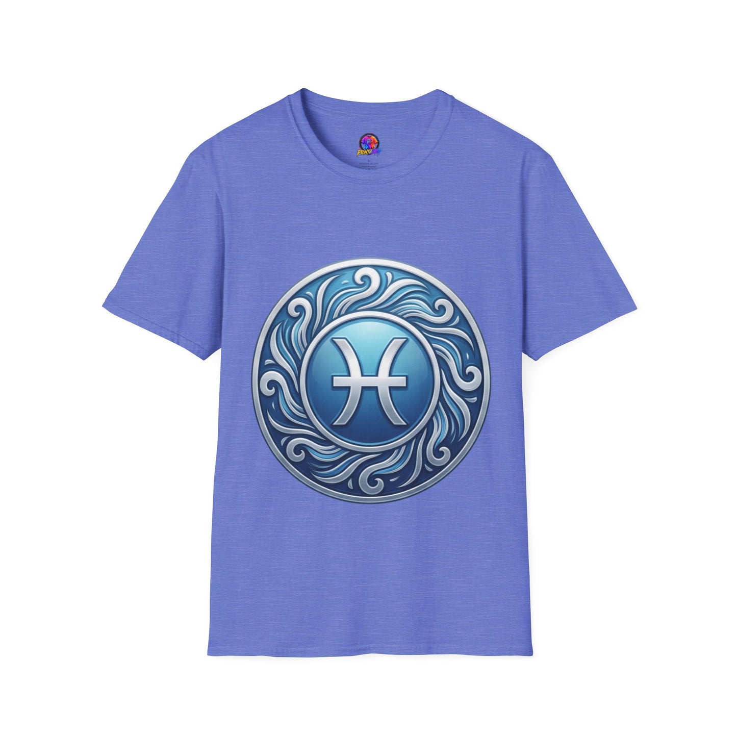 Pisces Zodiac T-Shirt – Blue Water Sign Astrology Tee