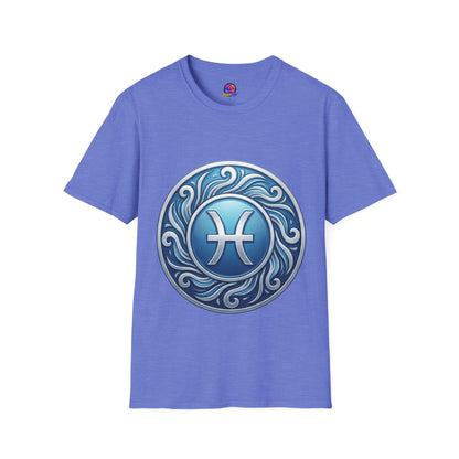 Pisces Zodiac T-Shirt – Blue Water Sign Astrology Tee