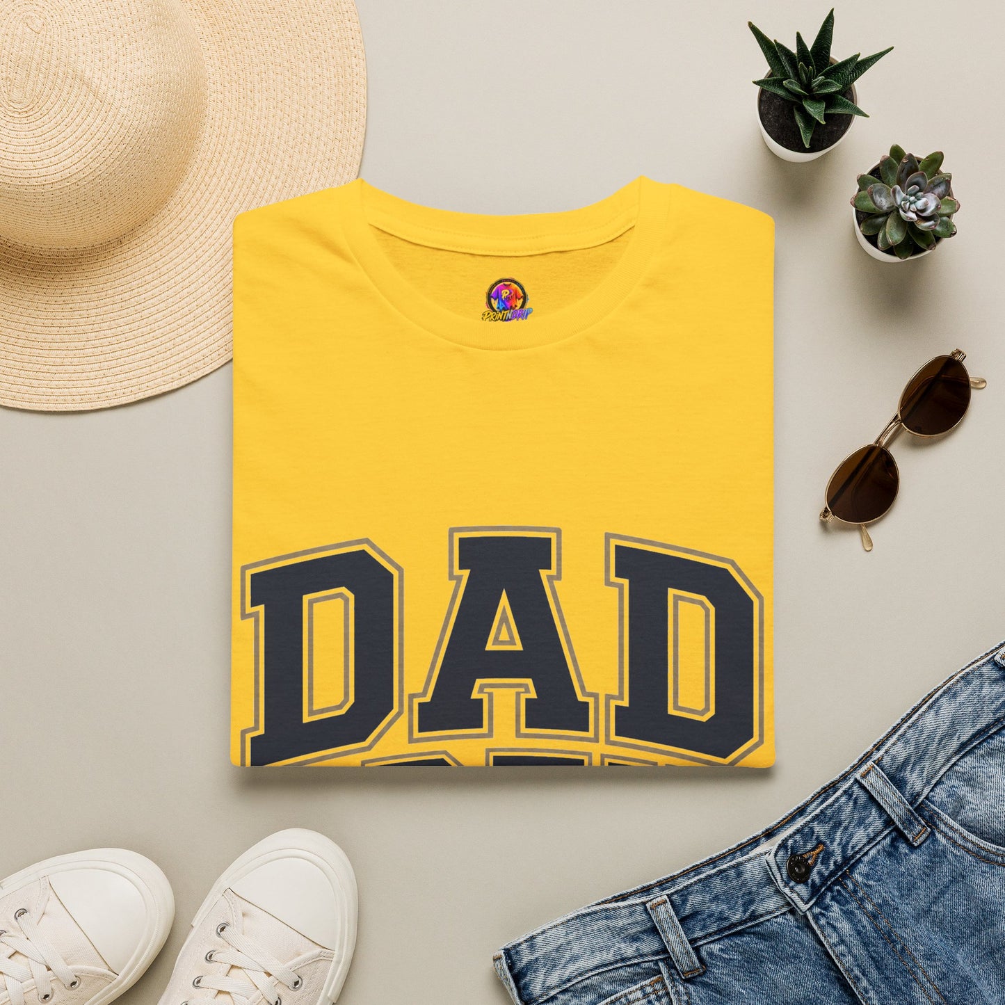 Dad Crew T-Shirt — Vintage Collegiate "DAD CREW" Father's Day Tee
