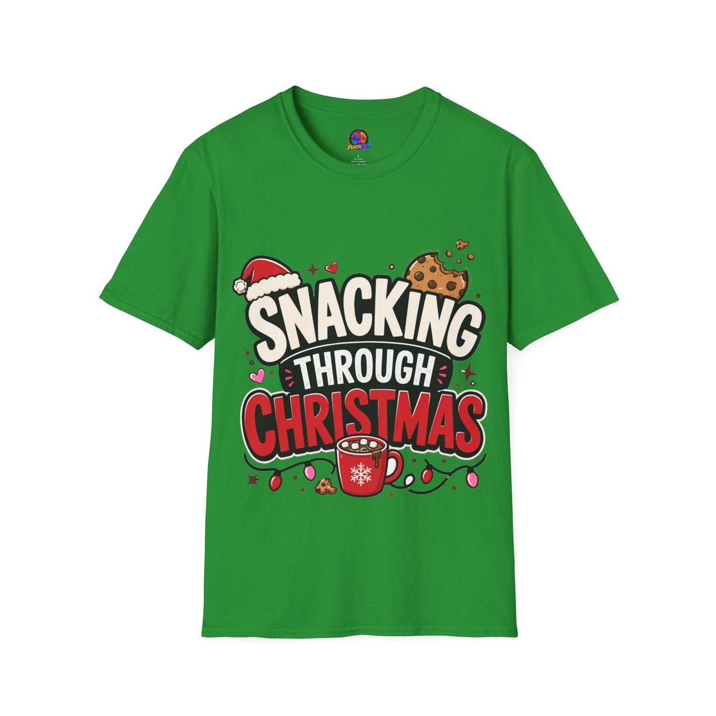 Snacking Through Christmas T-Shirt — Funny Holiday Cookie Tee