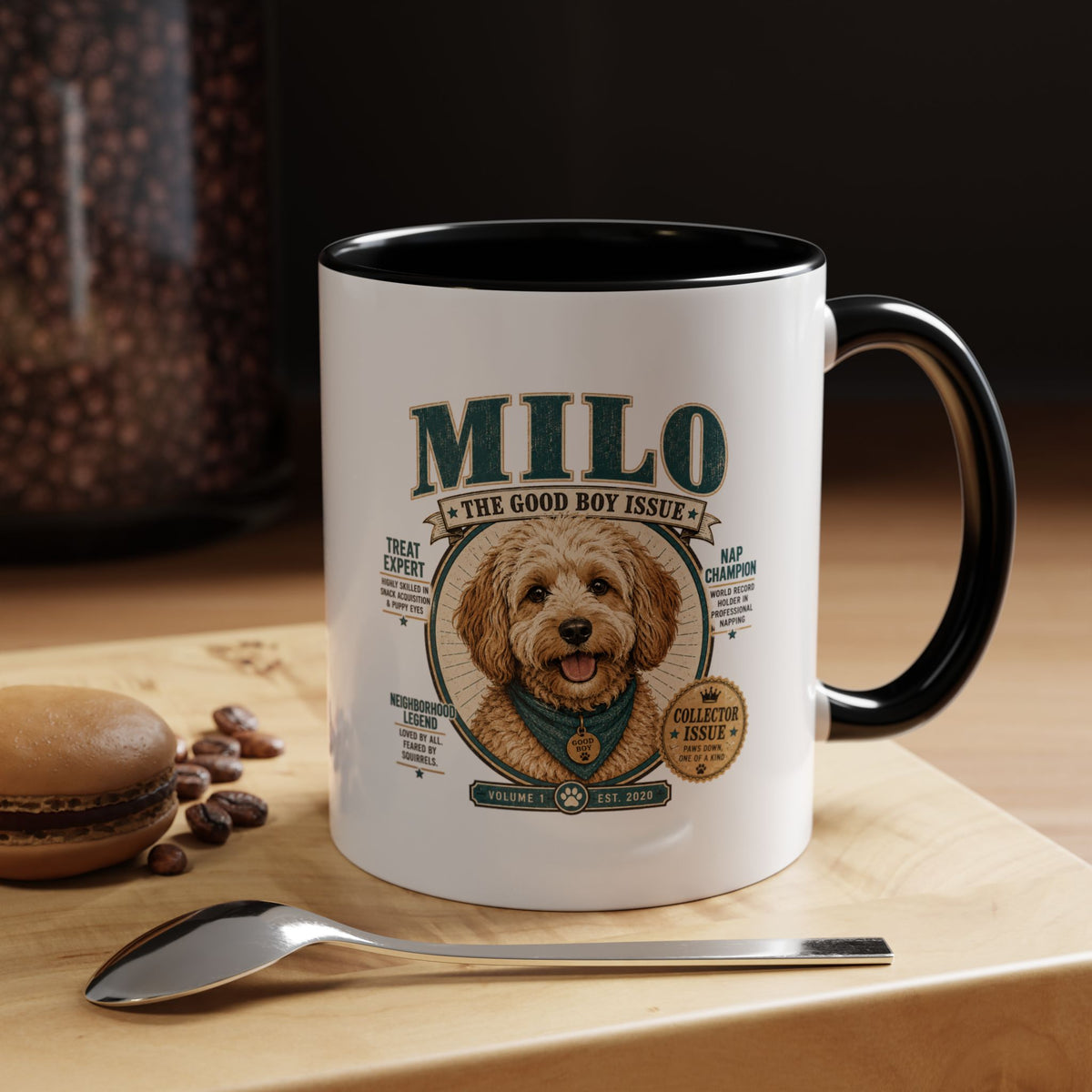 Milo Bailey Dog Dad Mom Milo Dog Mug — “The Good Boy Issue” Decorative Coffee Cup