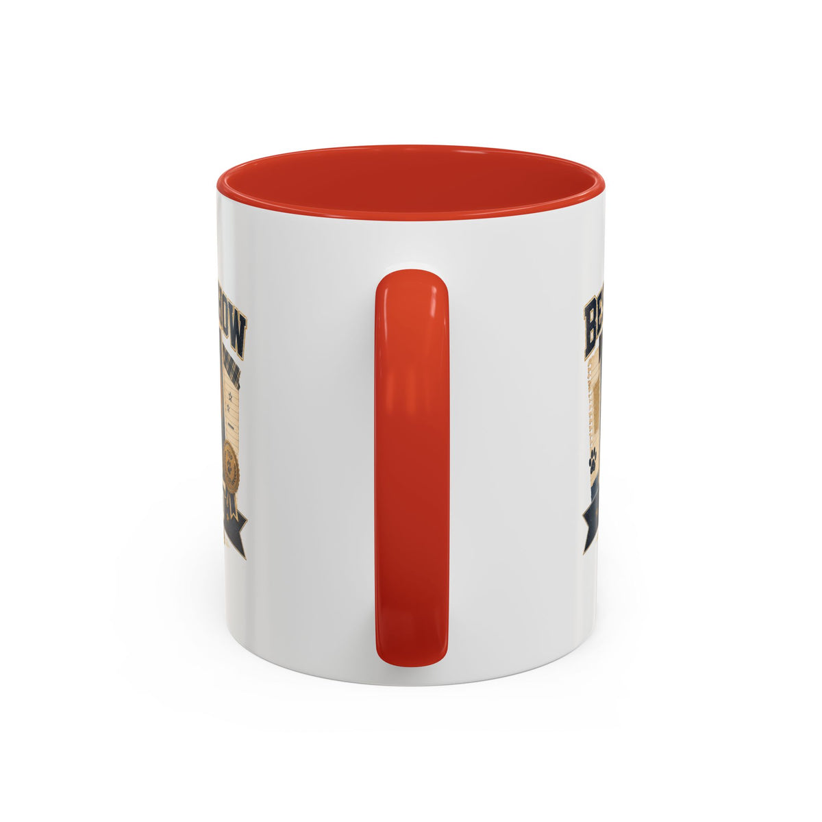 Milo Bailey Dog Dad Mom Best in Show Personalized Dog Mug — "Milo" Photo Accent Coffee Mug