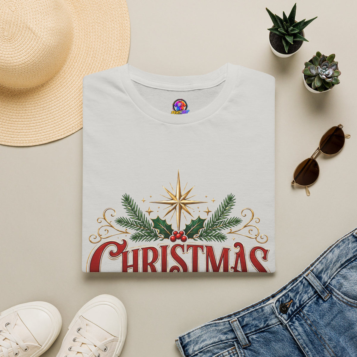 Christmas Blessings T-Shirt – Festive Holiday Graphic Tee