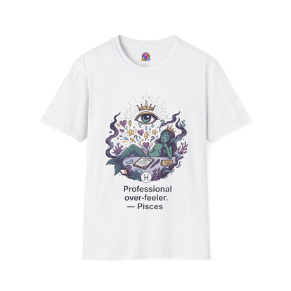 Mystic Eye Graphic T‑Shirt — 'Professional Over‑Feeler' Surreal Tee