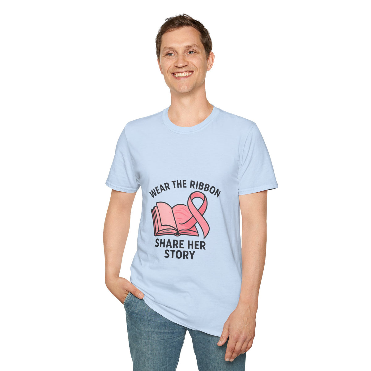 Breast Cancer Awareness T-Shirt — "Wear The Ribbon, Share Her Story" - Trending Now - October 2026
