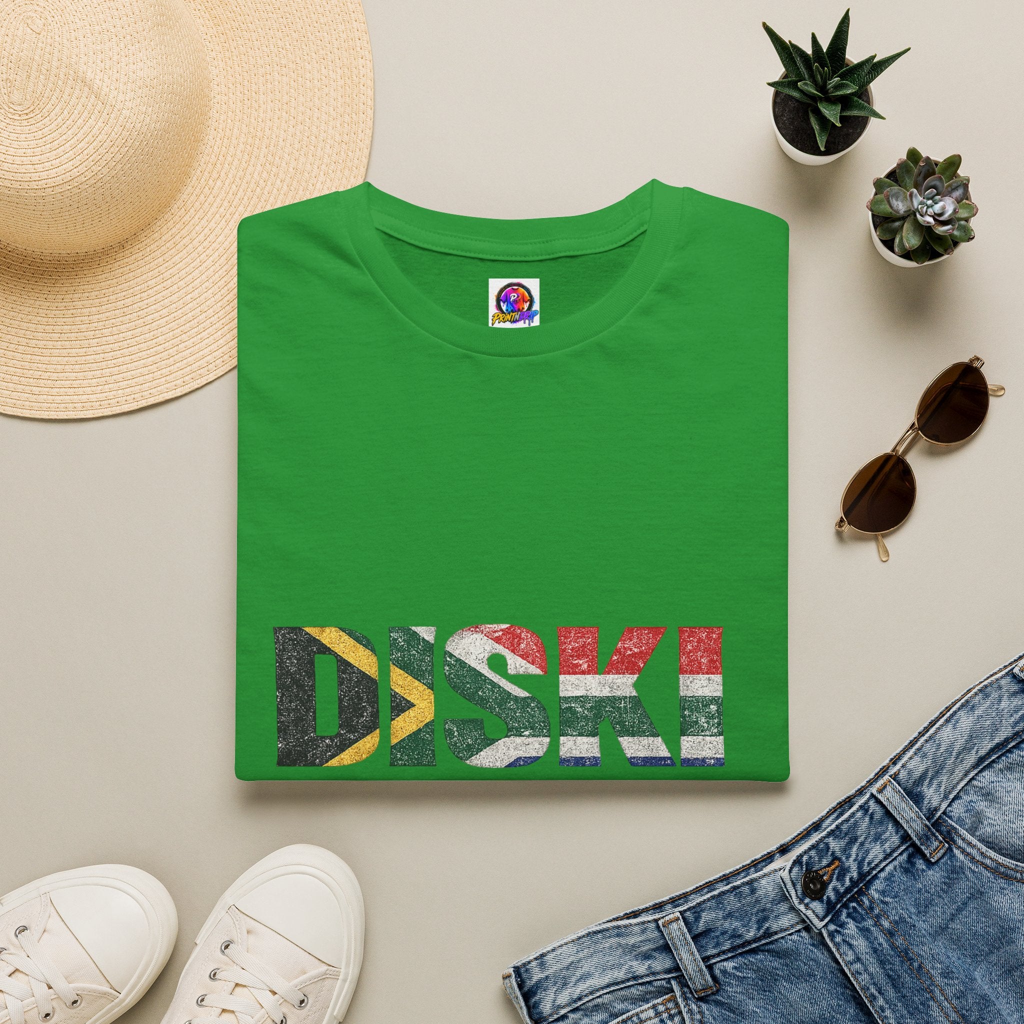 South Africa Diski T‑Shirt — "DISKI" South African Soccer Pride Tee