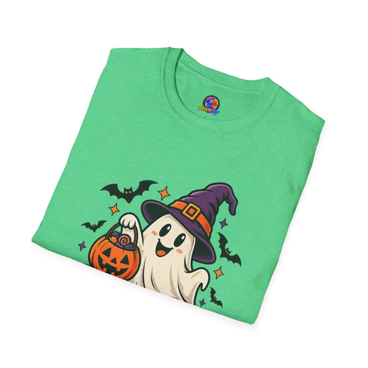 Spooky Season T-Shirt — Cute Ghost Halloween Tee ("Spooky Season Social Club")