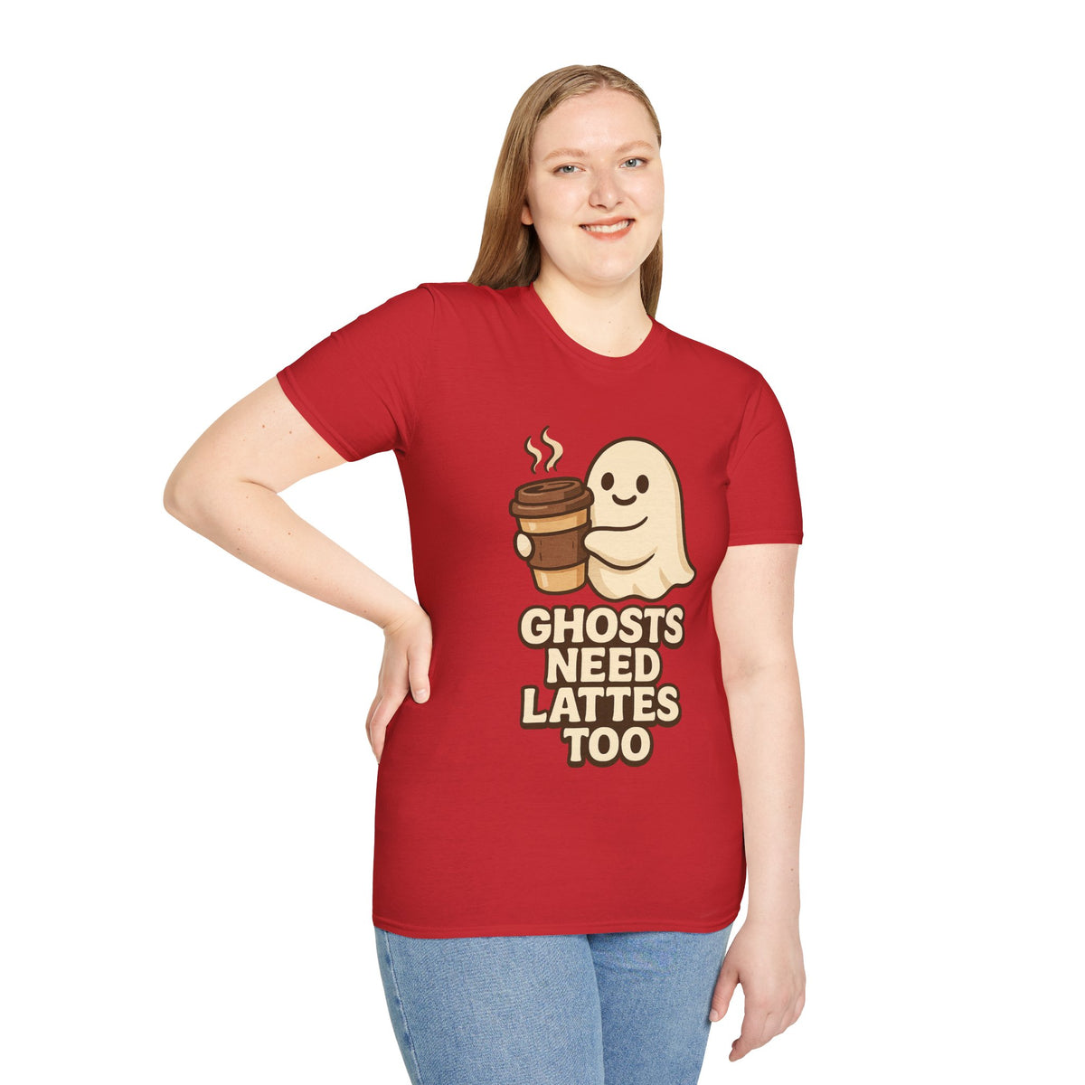 Ghosts Need Lattes Too T-Shirt - Trending Now - August 2026