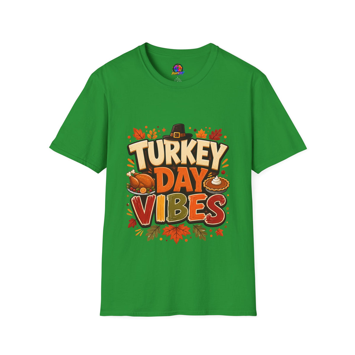 Thanksgiving T-Shirt Turkey Day Vibes T-Shirt