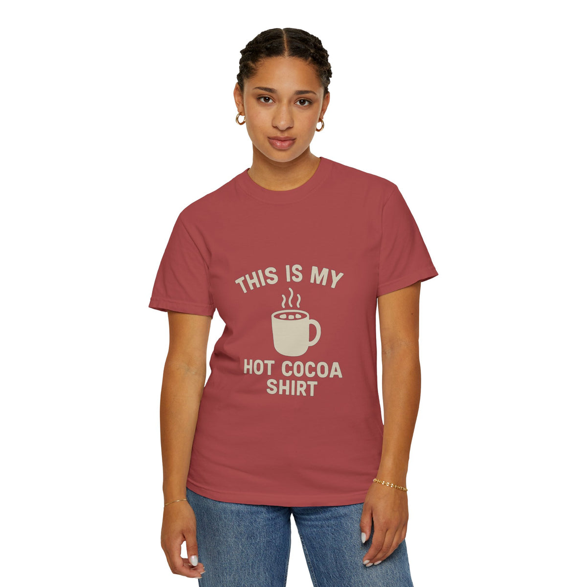 Hot Cocoa Shirt T-Shirt — "This Is My Hot Cocoa Shirt" Cozy Holiday Tee - Trending Now - October 2026