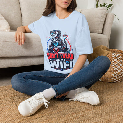 Don’t Tread on My WiFi T-Shirt — Patriotic Gadsden Snake WiFi Tee