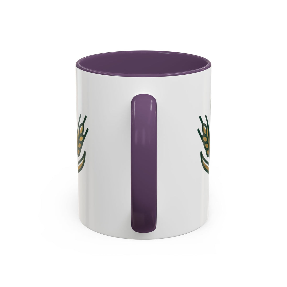 Virgo Zodiac Wheat Ear Accent Coffee Mug – Rustic Farmhouse Tea Cup