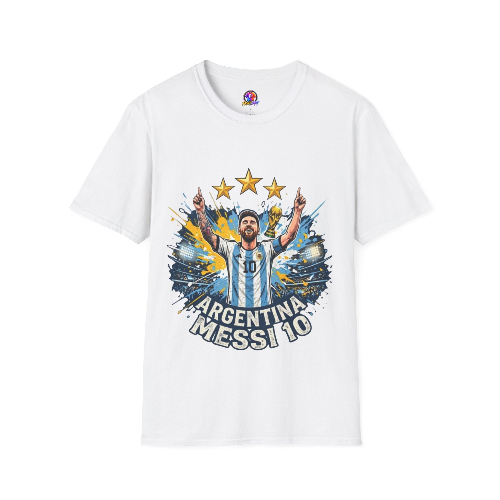 Argentina Messi Soccer T‑Shirt — World Cup Champion Fan Tee