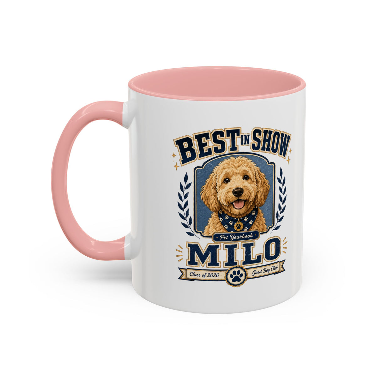 Milo Bailey Dog Dad Mom Best in Show Milo Coffee Mug — Personalized Dog Lover Accent Mug