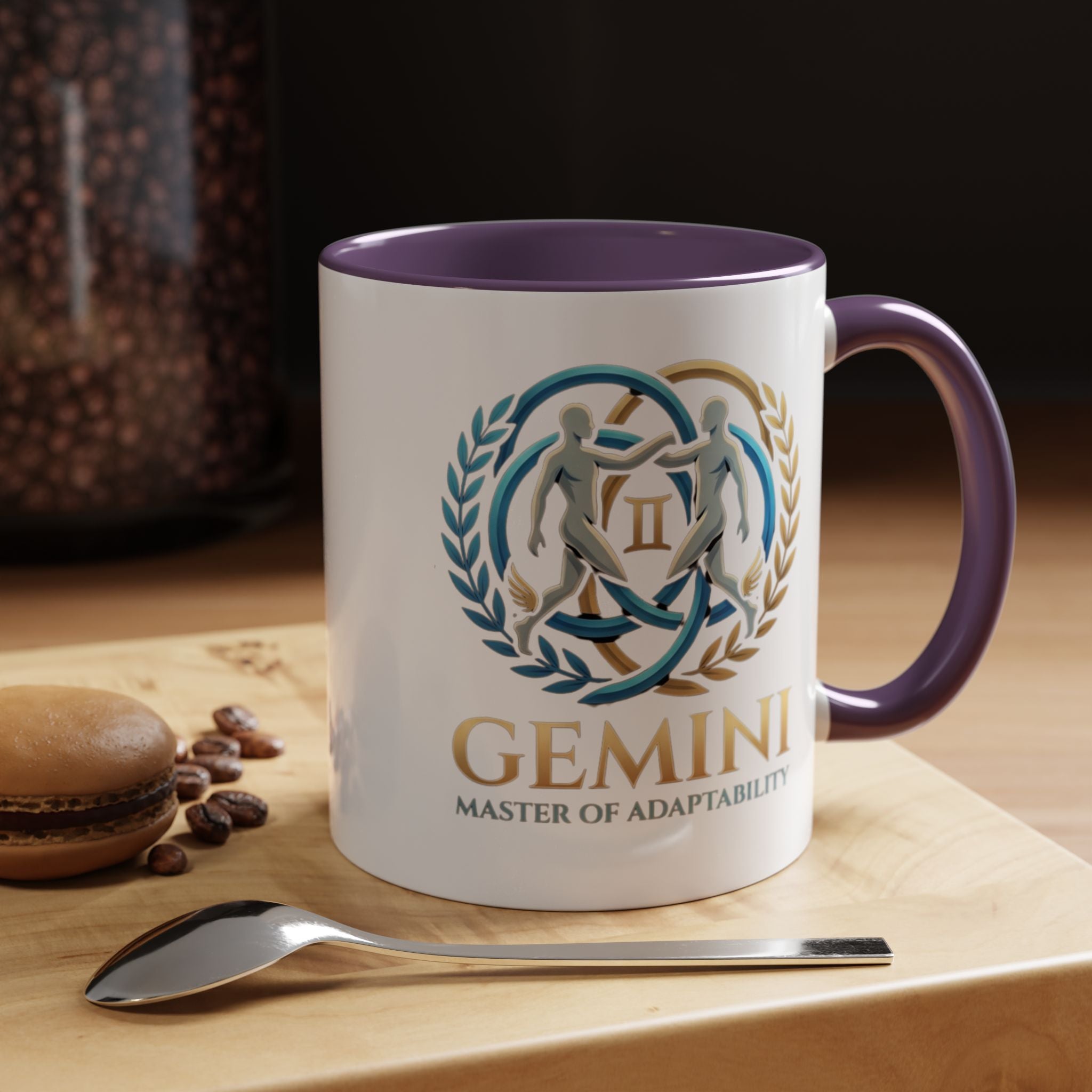 Gemini Zodiac Coffee Mug — 'Master of Adaptability' Accent Mug (11/15oz)