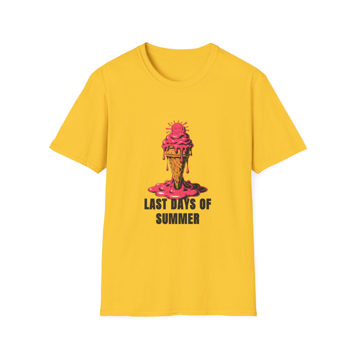 Ice Cream Melt T-Shirt — "Last Days of Summer" Graphic Tee - Trending Now - August 2026