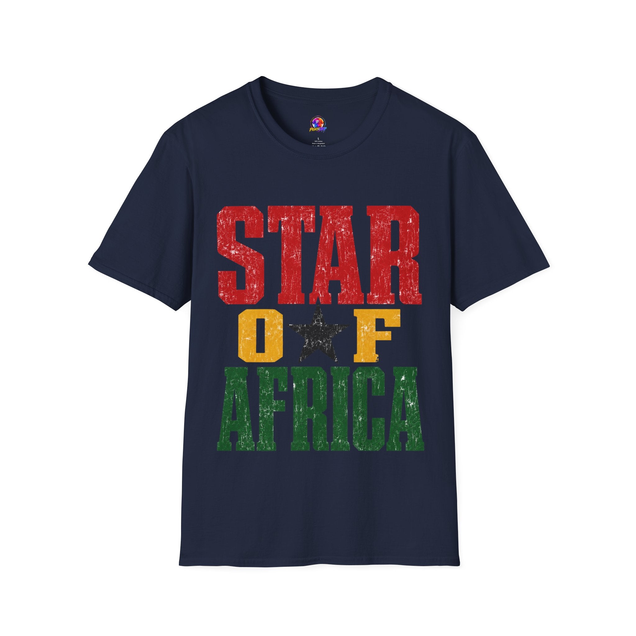 Ghana Star of Africa T-Shirt — Retro Pan-African Graphic Tee