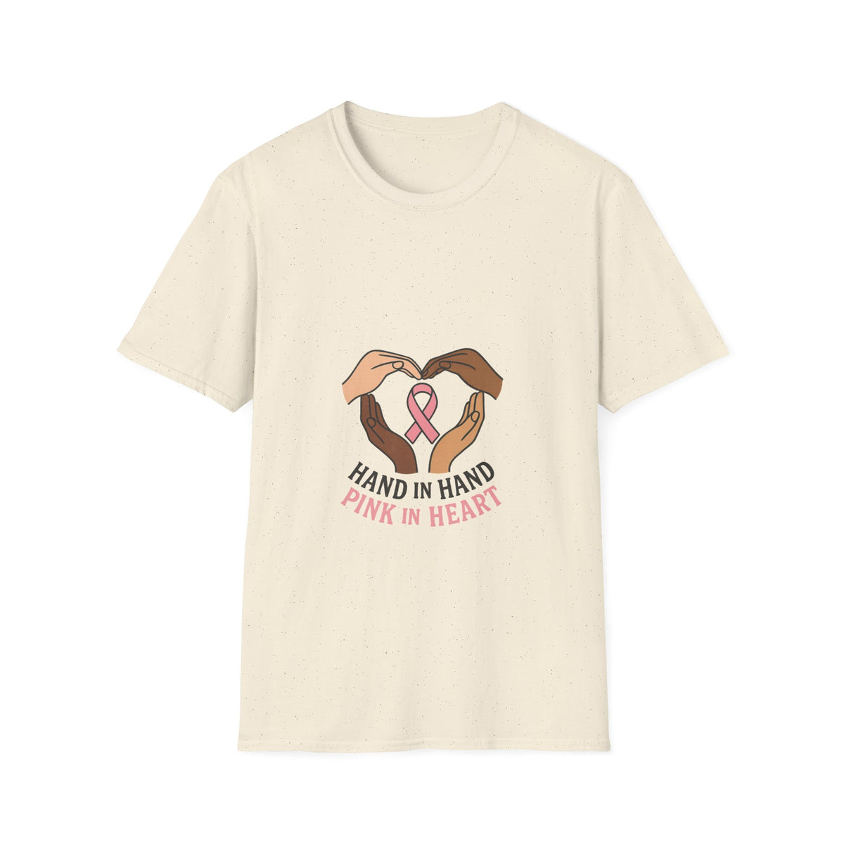 Breast Cancer Awareness T-Shirt — "Hand in Hand, Pink in Heart" Support Tee - Trending Now - October 2026