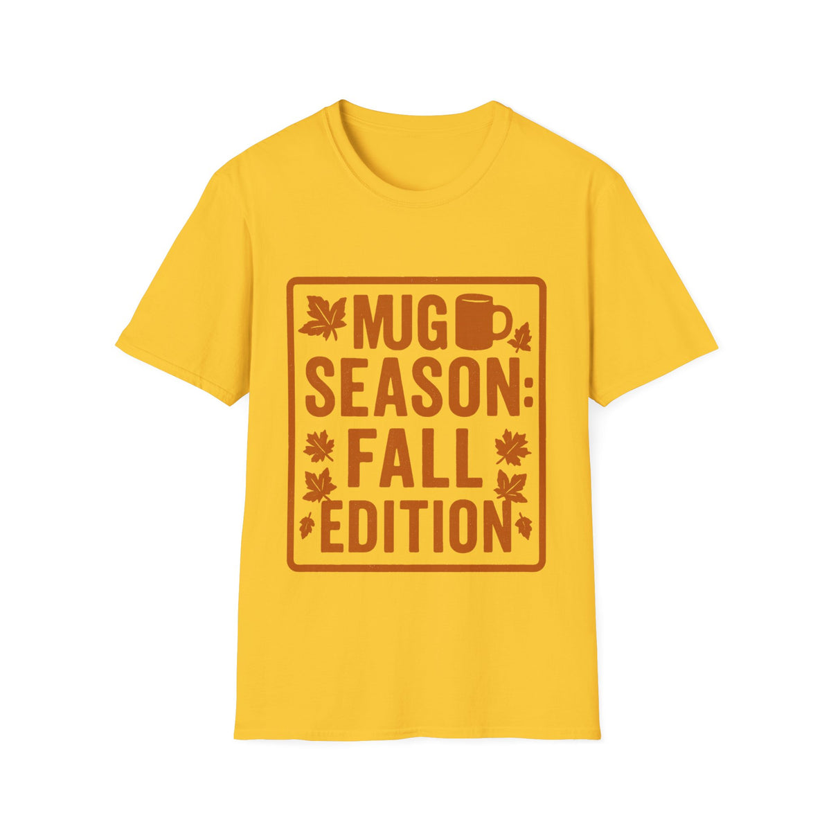 "Mug Season Fall Edition" Retro Aesthetic Graphic Tee - Cozy Autumn Vibe White T-Shirt - Trending Now - September 2026