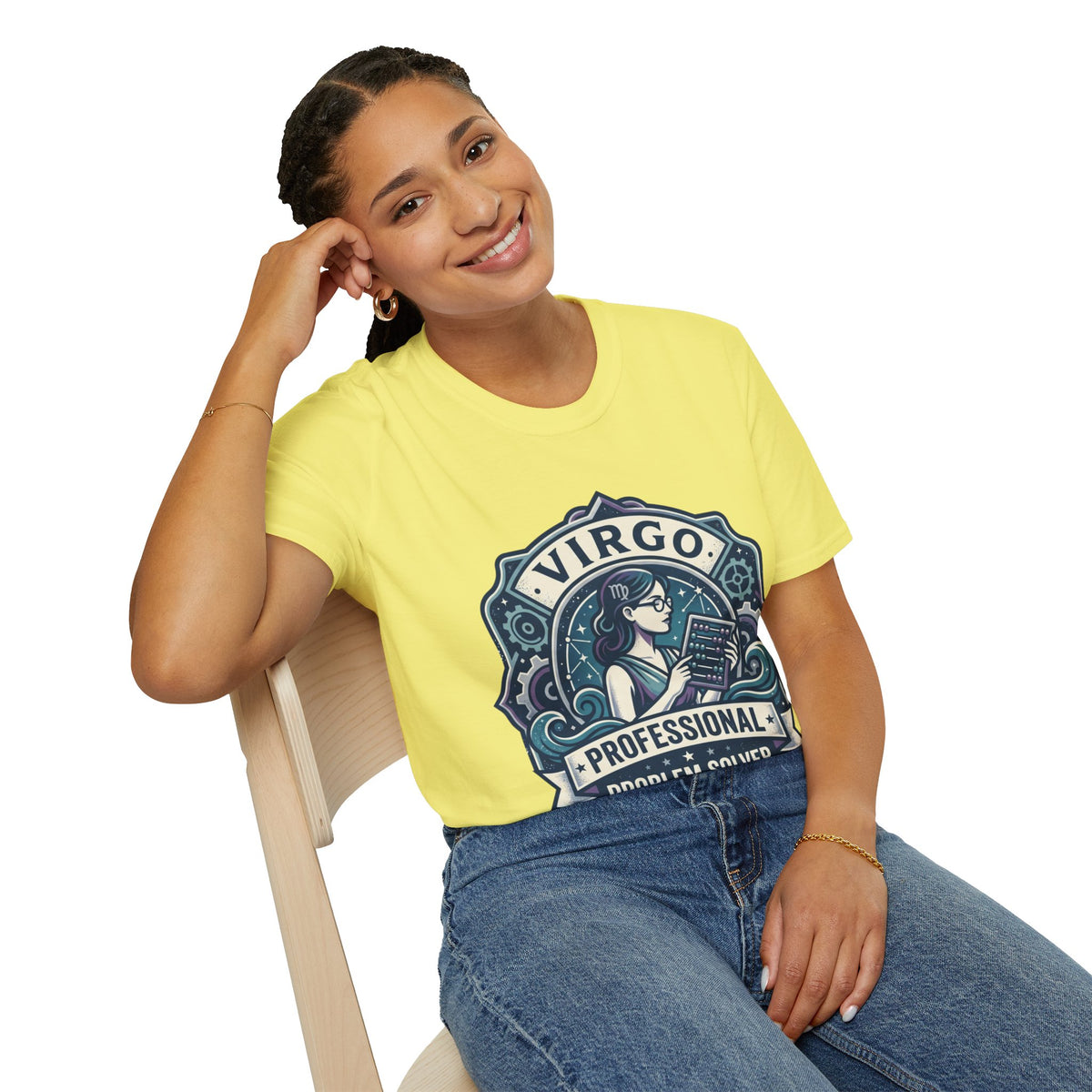 Virgo 'Professional Problem Solver' T-Shirt — Zodiac Astrology Tee for Women