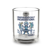 Aquarius Glass Mug — "Unapologetically Unconventional" 10oz Zodiac Coffee Cup