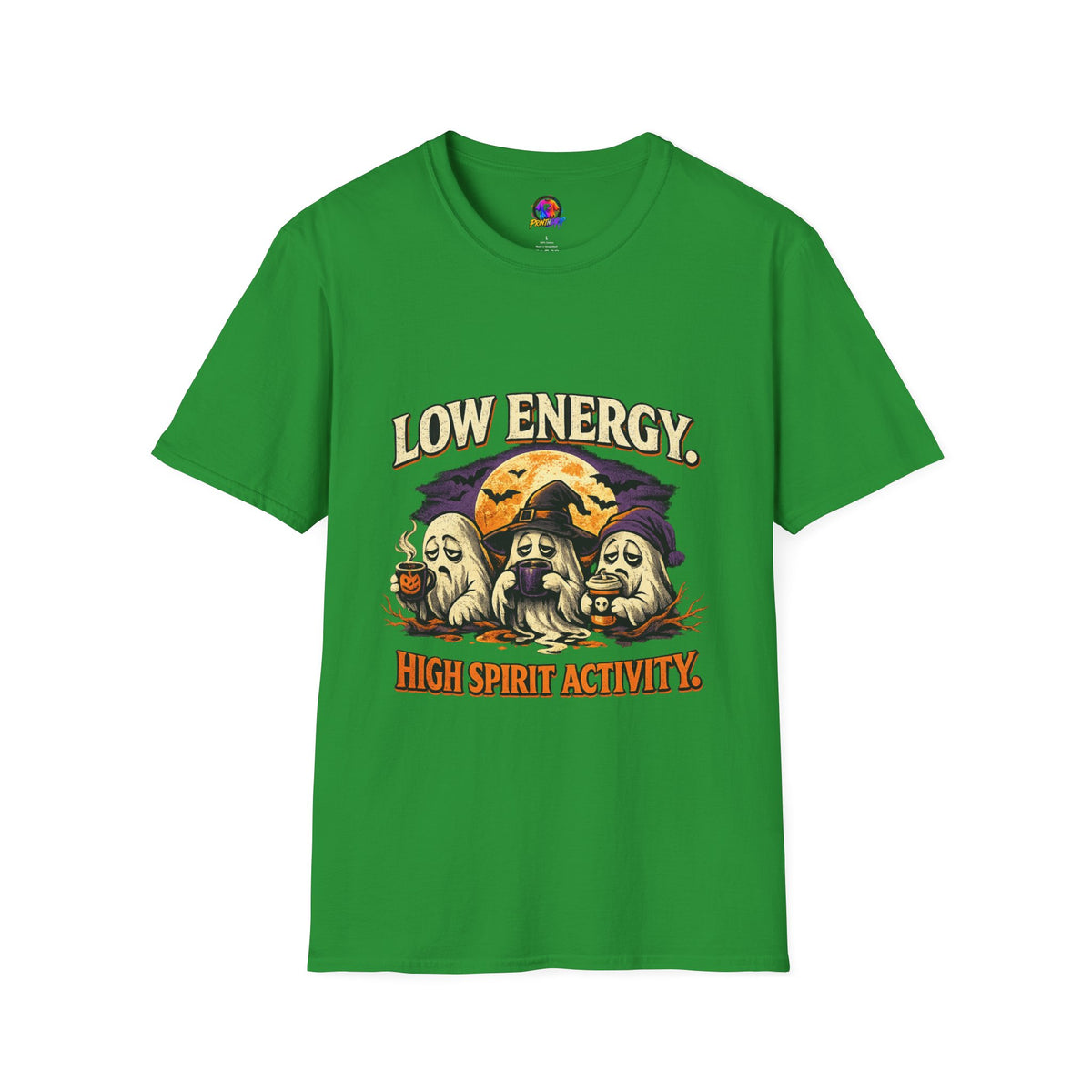 Halloween Low Energy High Spirit Unisex Softstyle T-Shirt
