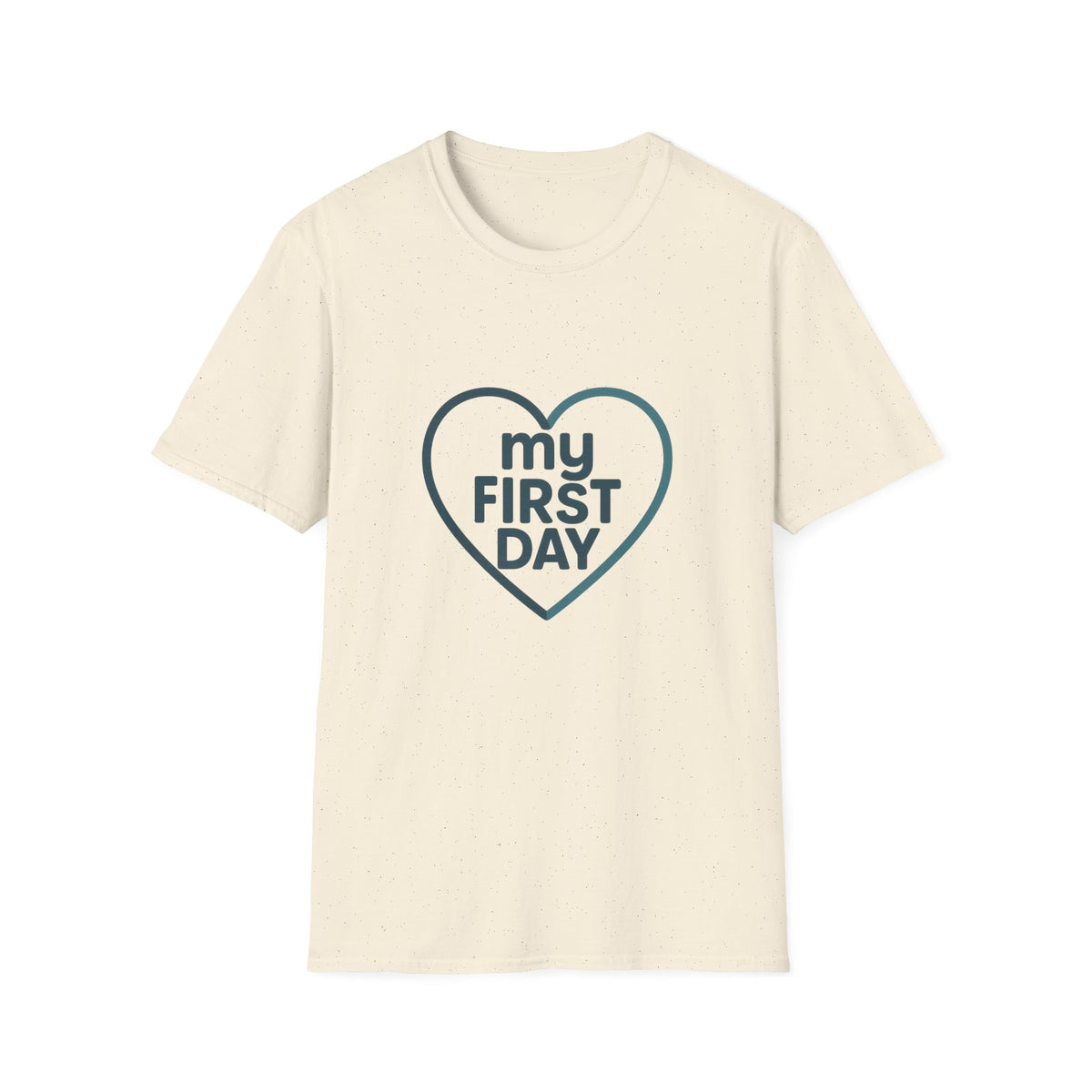T-Shirt — Minimal Heart 'my first day' Graphic Tee, New Mom Gift - Trending Now - August 2026