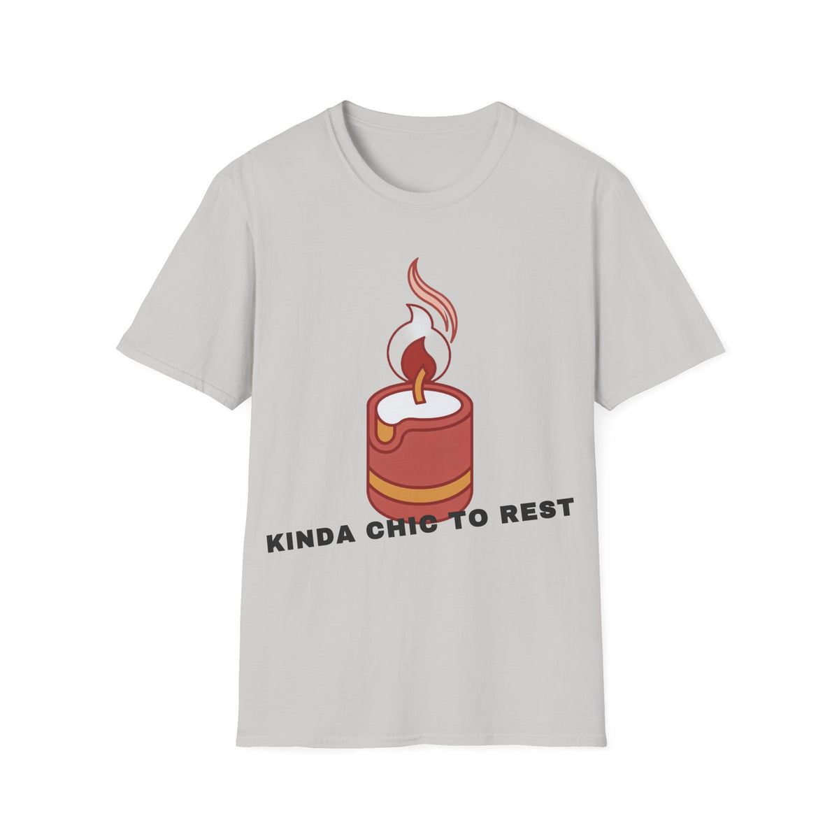 Candle Graphic T-Shirt — 'Kinda Lit' Cozy Candle Tee - Trending Now - September 2026