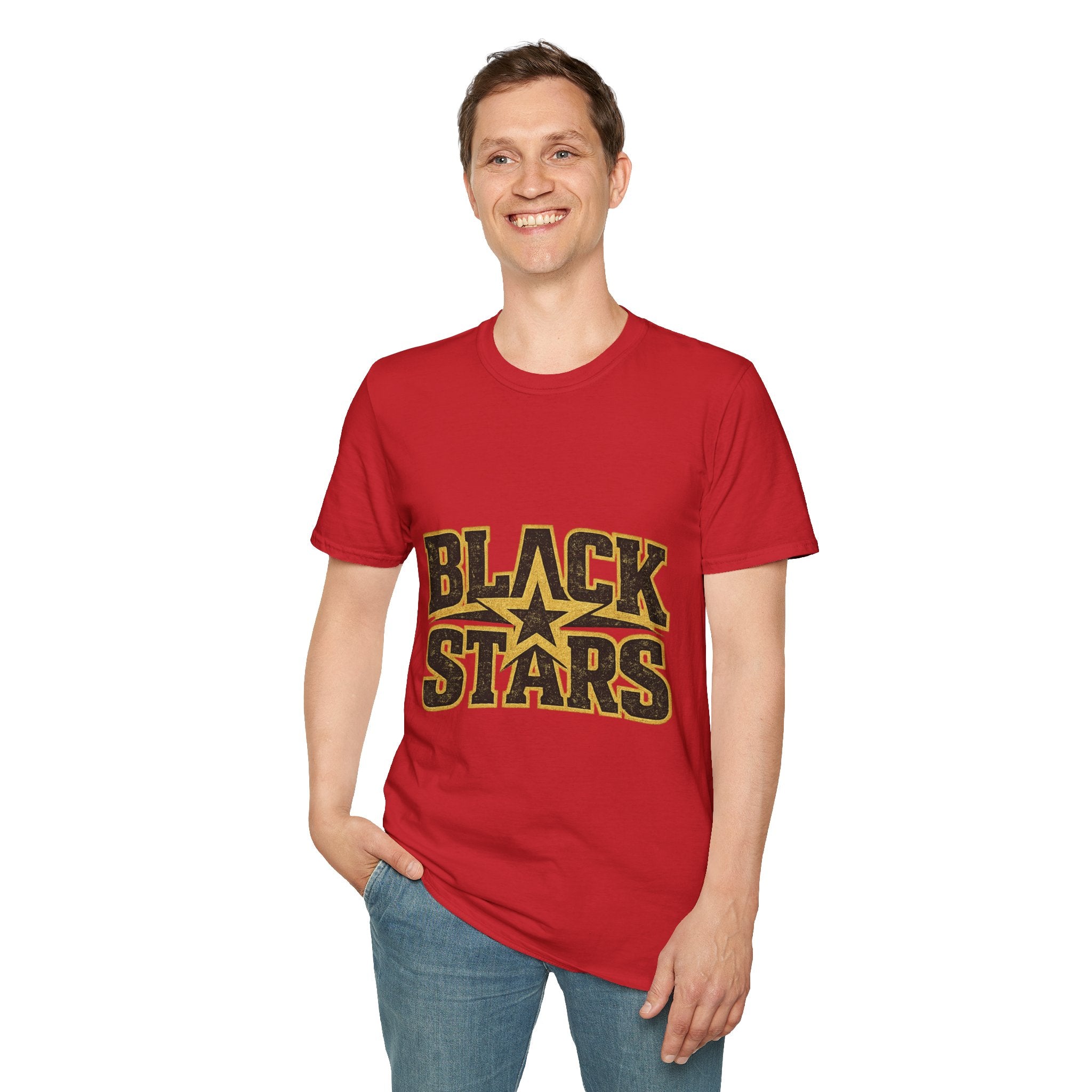 Ghana Black Stars T-Shirt — Bold Vintage Star Logo Tee