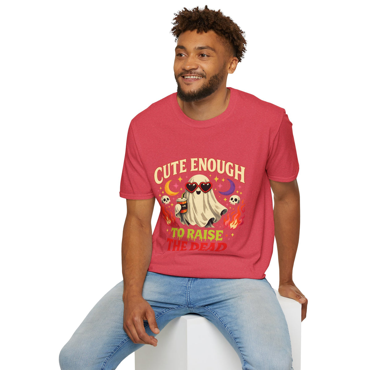 Halloween Cute Enough Unisex Softstyle T-Shirt