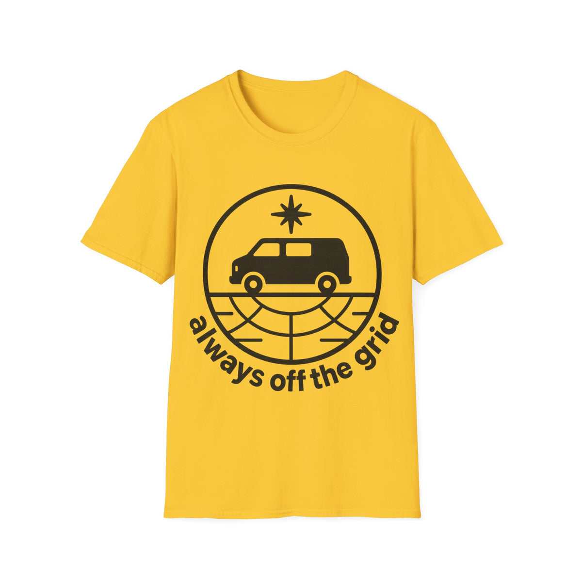 Minimal Black Graphic T-Shirt — Subtle Circular Emblem Tee - Trending Now - September 2026