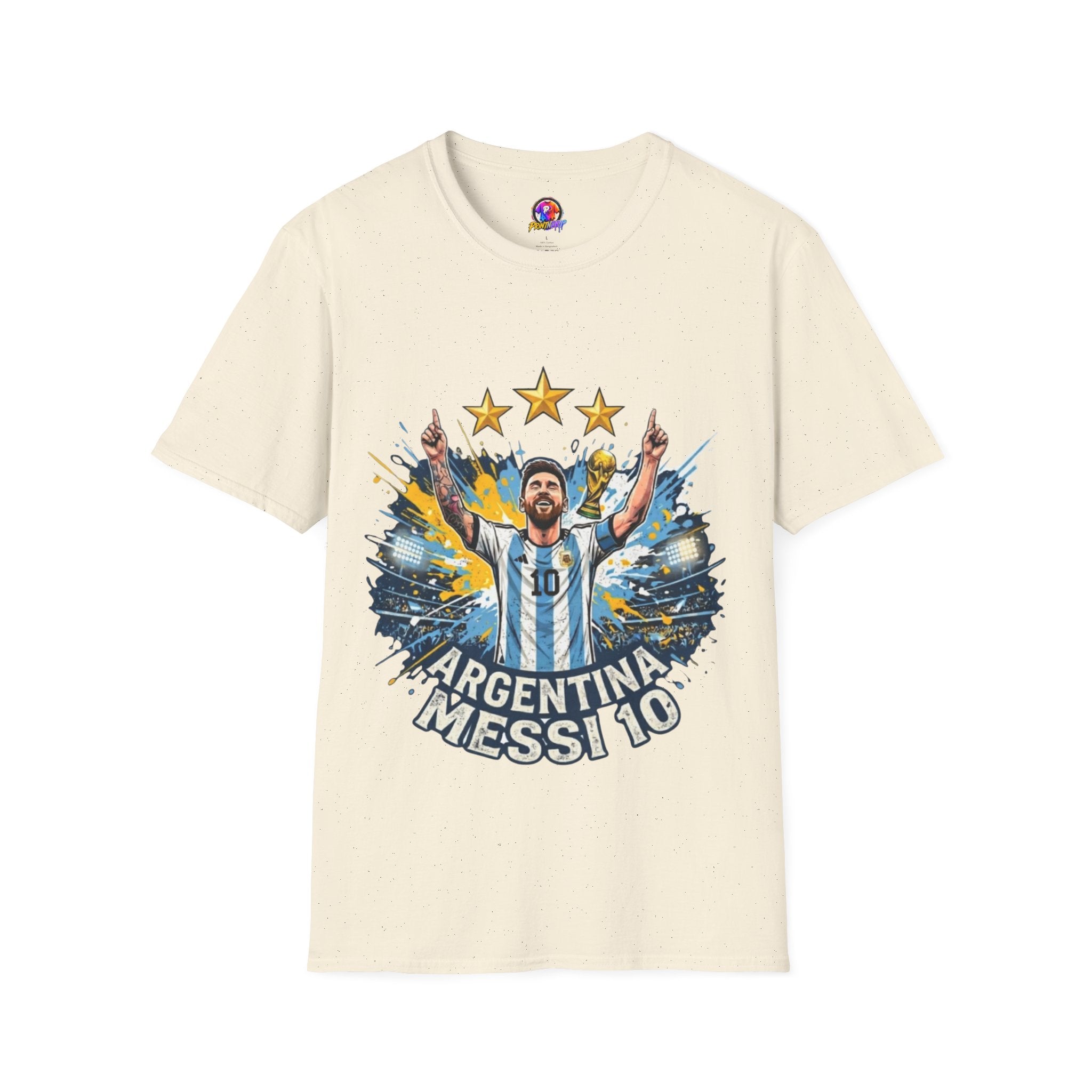 Argentina Messi Soccer T‑Shirt — World Cup Champion Fan Tee