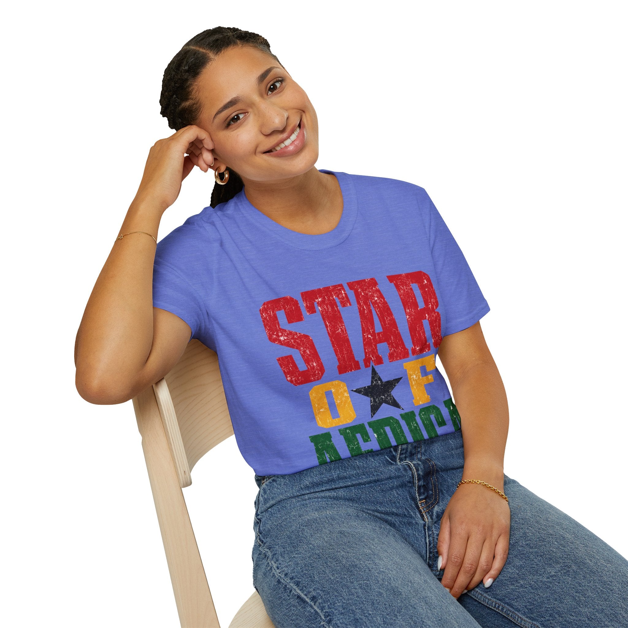 Ghana Star of Africa T-Shirt — Retro Pan-African Graphic Tee