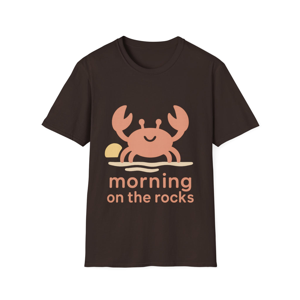 Cute Crab Morning on the Coast Graphic Tee - Trending Now - September 2026