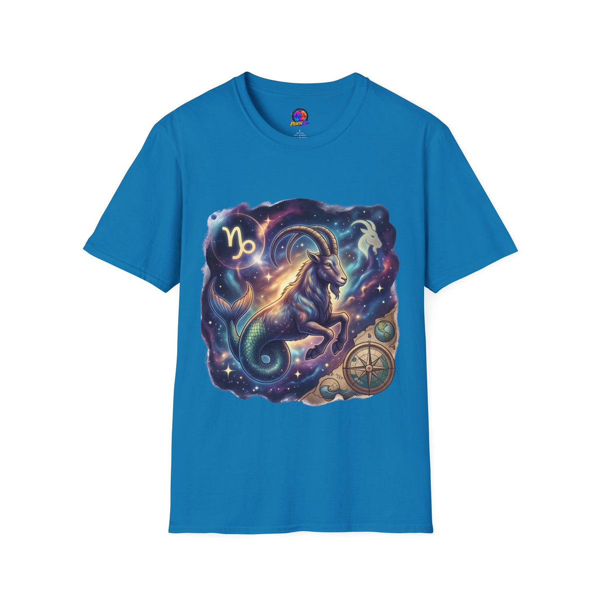Capricorn Zodiac T-Shirt — Celestial Goat Astrology Tee