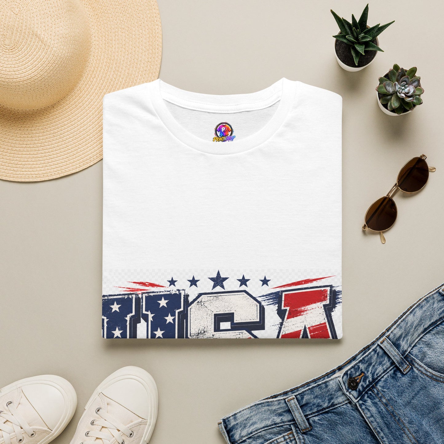 USA Flag Graphic T-Shirt — Patriotic American Pride Tee