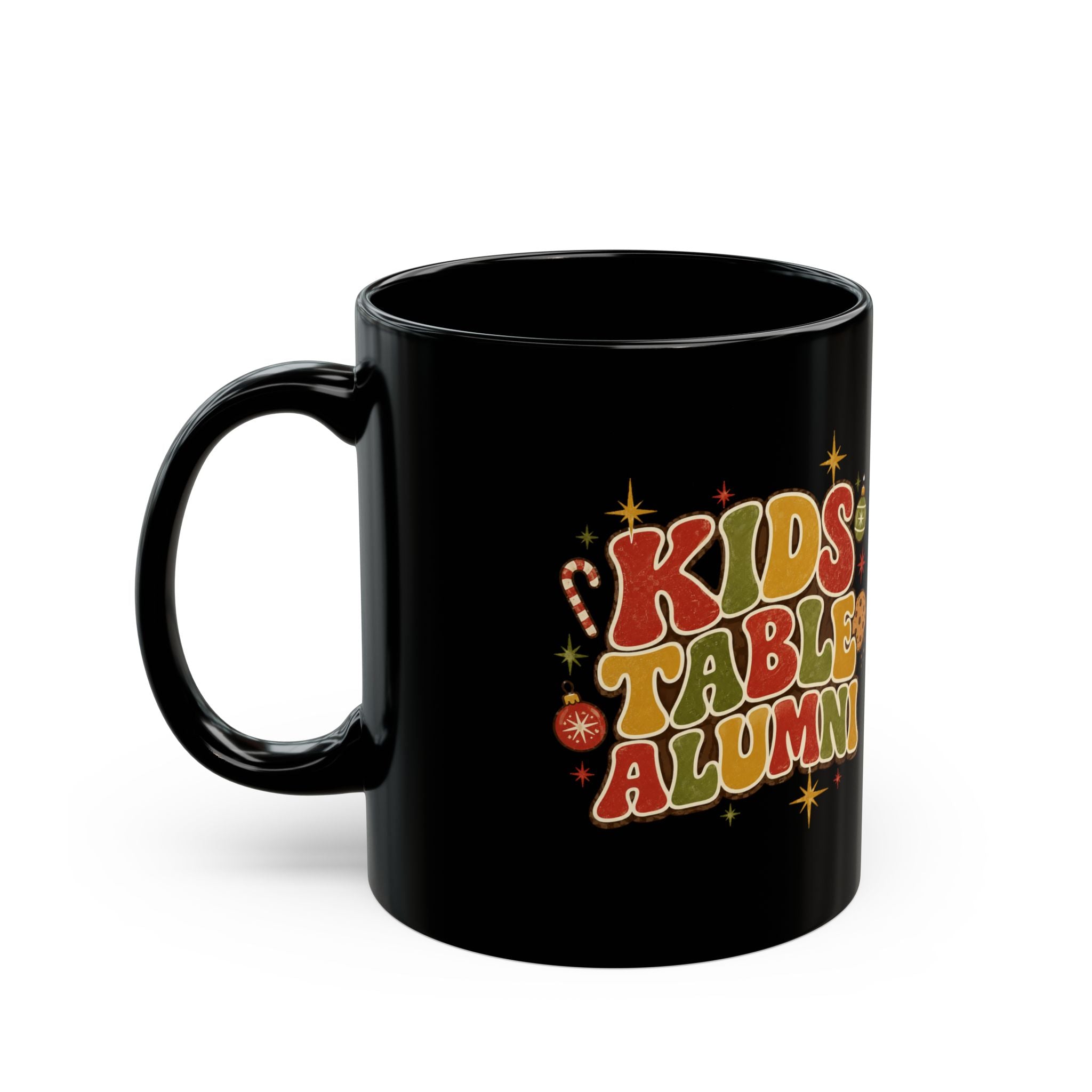 Christmas Black Coffee Mug