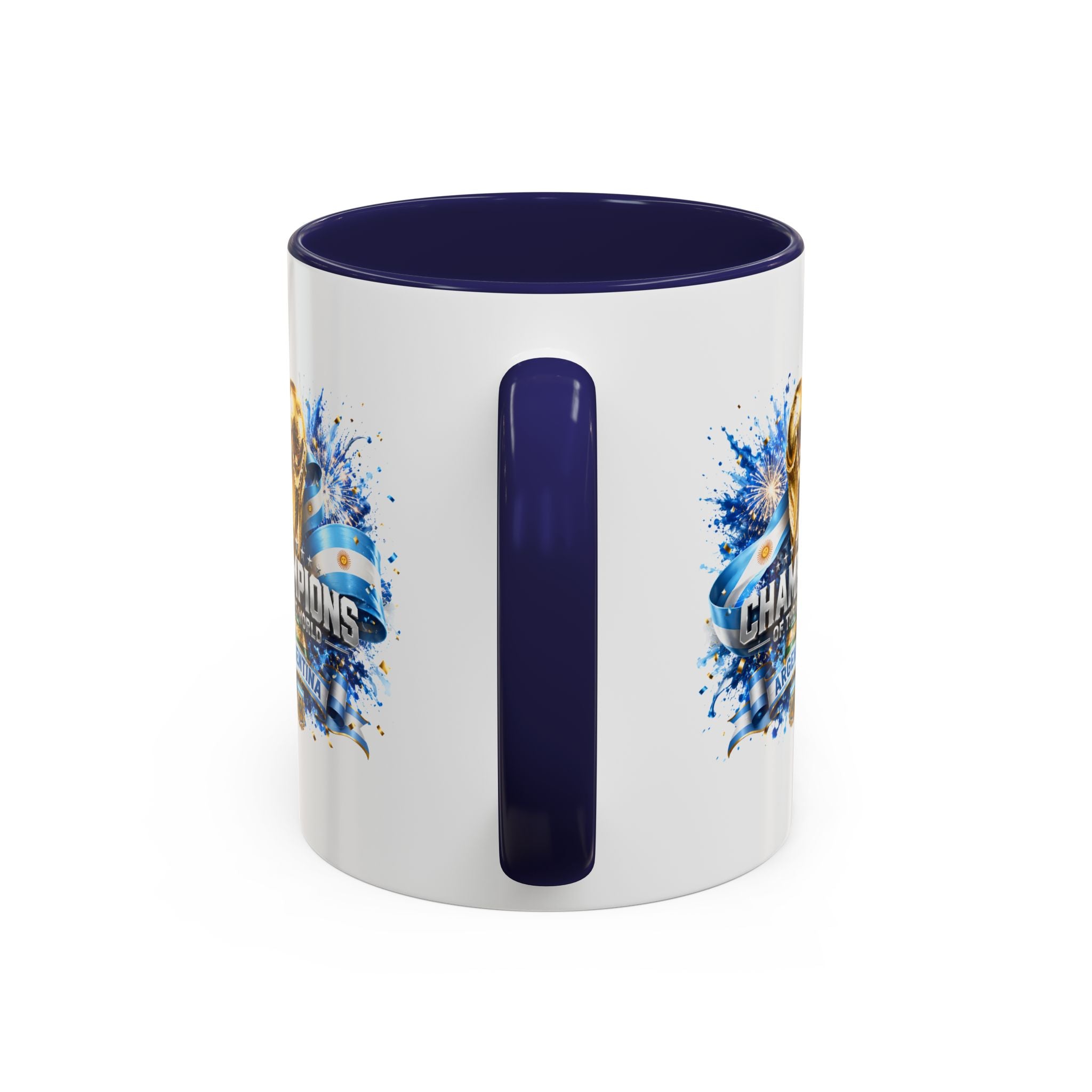 Argentina World Cup Champions Coffee Mug — 'Champions of the World' Accent Mug