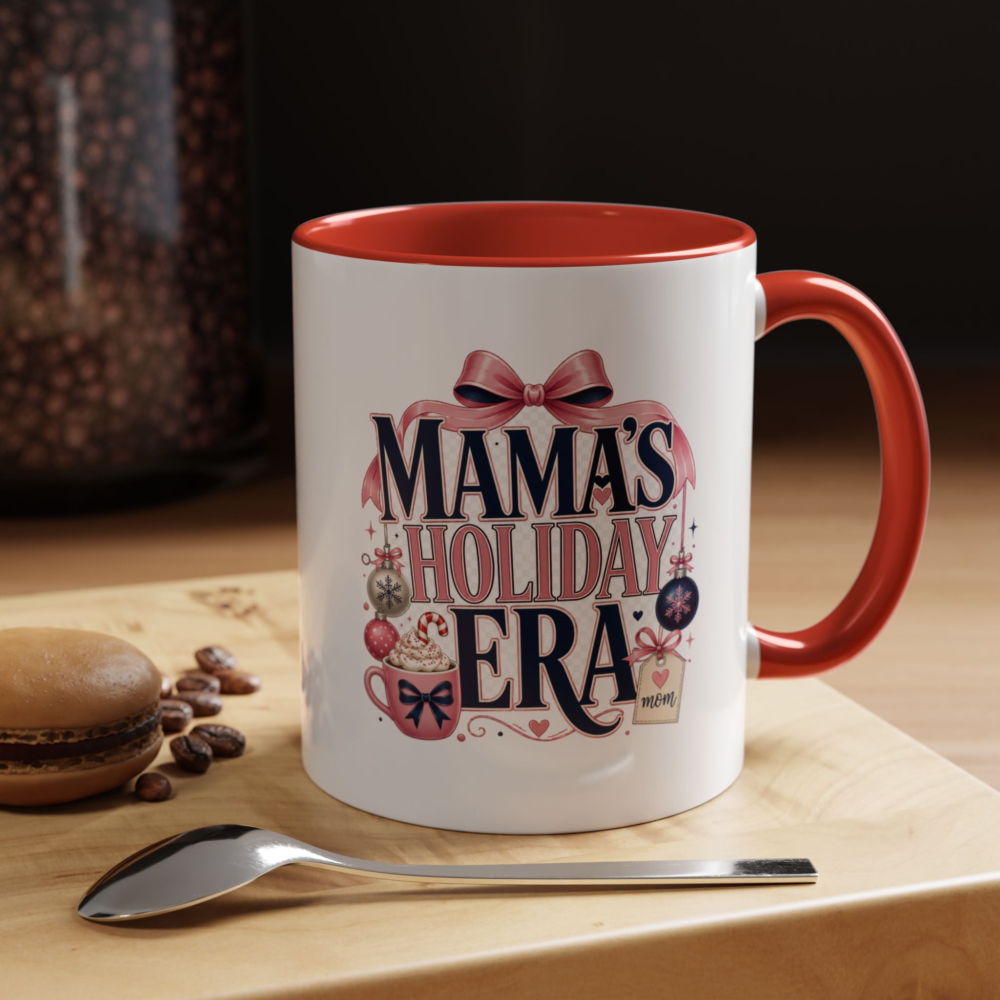 Modern Day Christmas Mama's Holiday Era Coffee Mug – Festive Christmas Mom Gift