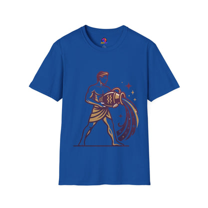 Aquarius Zodiac T-Shirt — Water Bearer Astrology Tee
