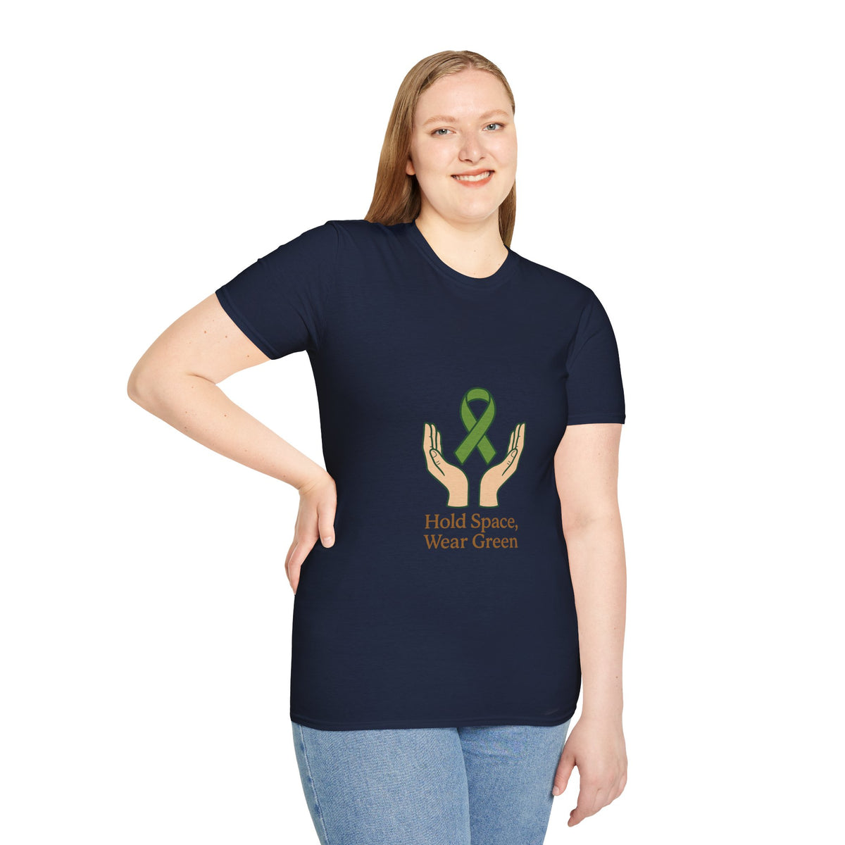 Hold Space Wear Green T-Shirt — Mental Health & Support Awareness Tee - Trending Now - October 2026