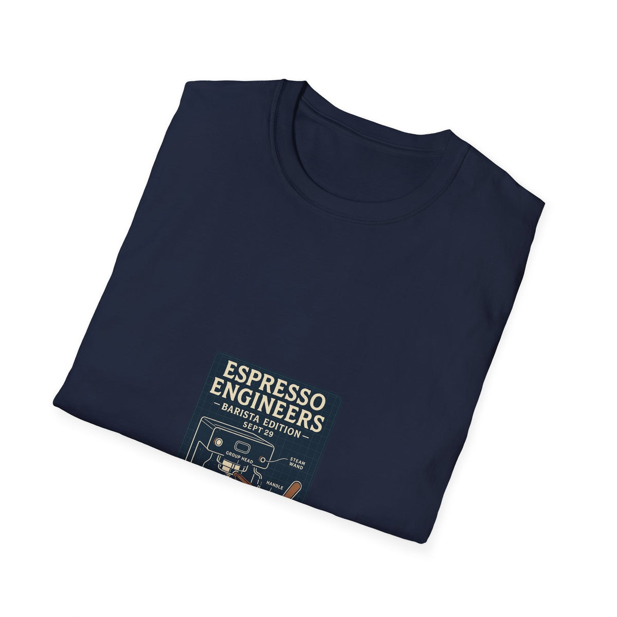 Espresso Engineers Vintage Coffee Machine Graphic Tee, Retro Barista T-Shirt - Trending Now - September 2026