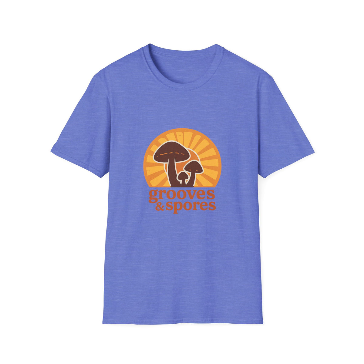 Vintage Mushroom T-Shirt — 'Grooves & Spores' Retro Psychedelic Tee - Trending Now - August 2026