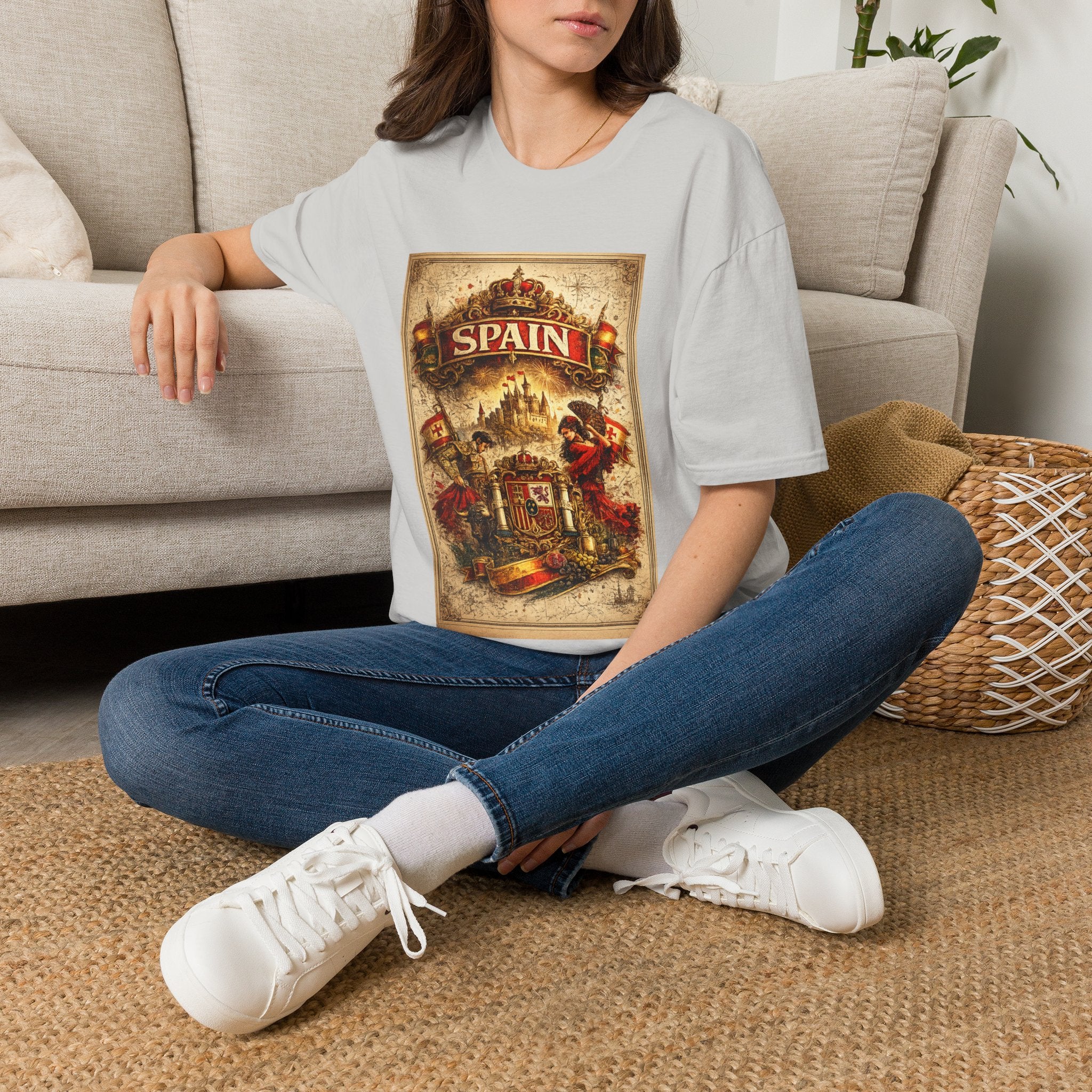 Spain Vintage Travel Graphic T‑Shirt — Retro Spanish Landmark Tee