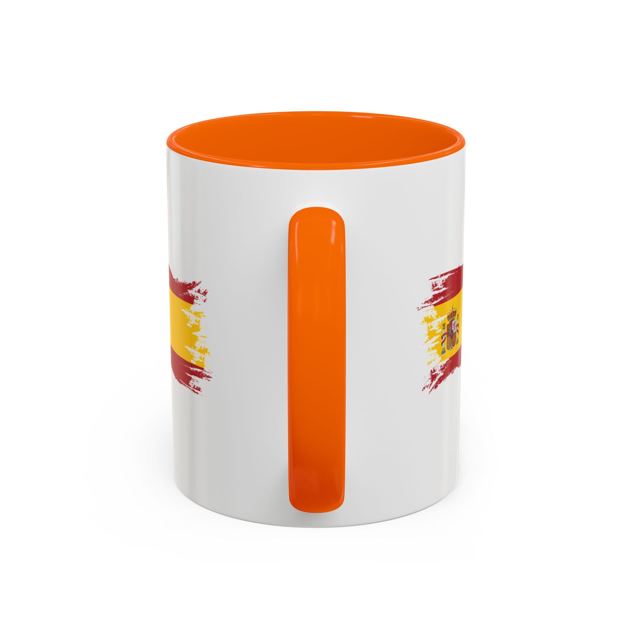 Spain Flag Coffee Mug — Spanish Brushstroke Accent Mug