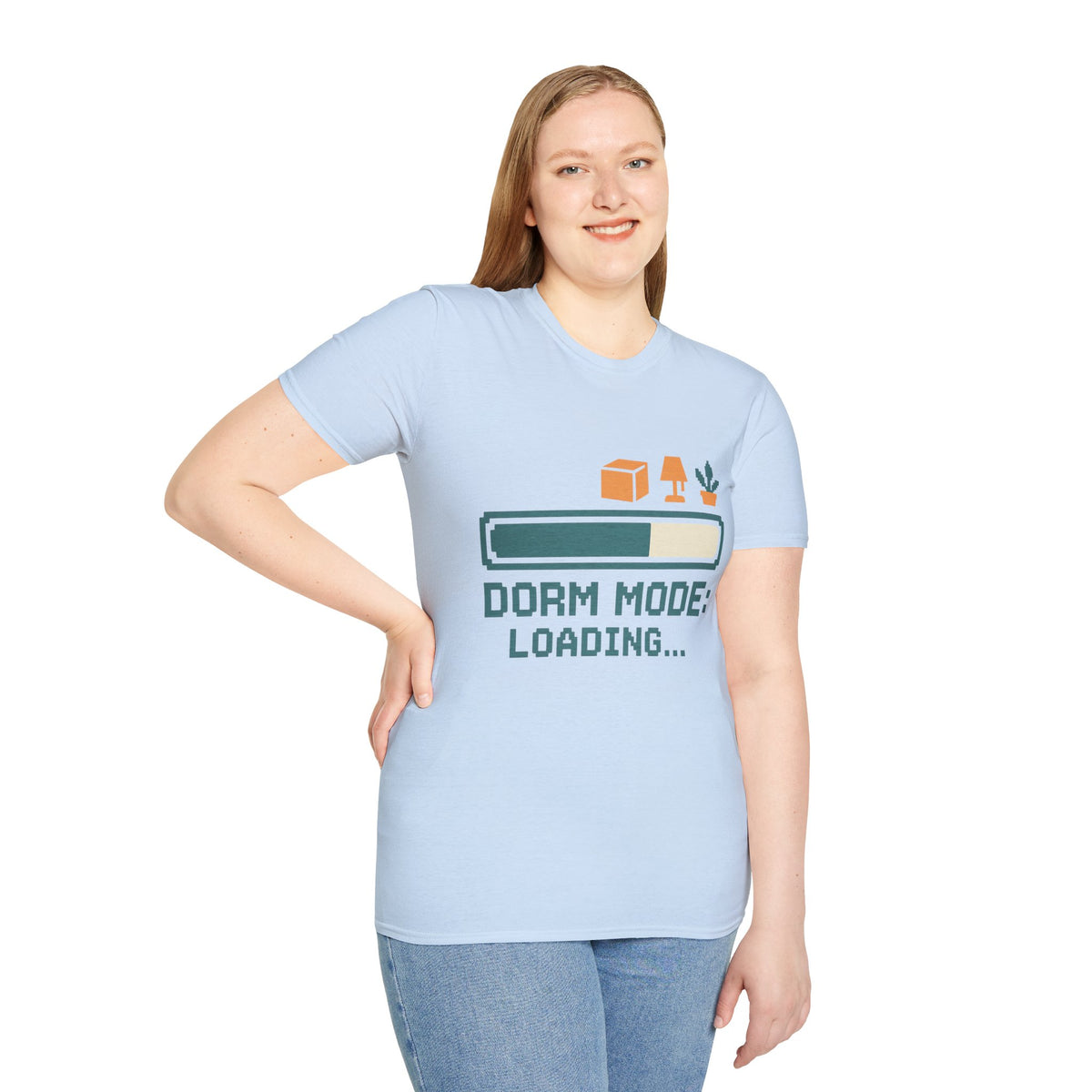Dorm Mode Loading T‑Shirt — Funny Moving/College Moving Tee - Trending Now - August 2026