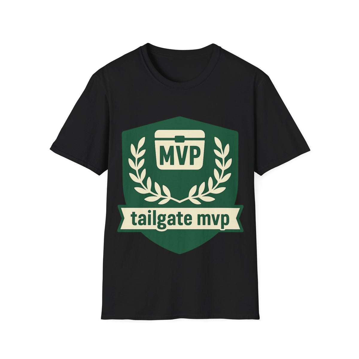 MVP Tailgate T-Shirt — Vintage Green MVP Badge Tee - Trending Now - August 2026